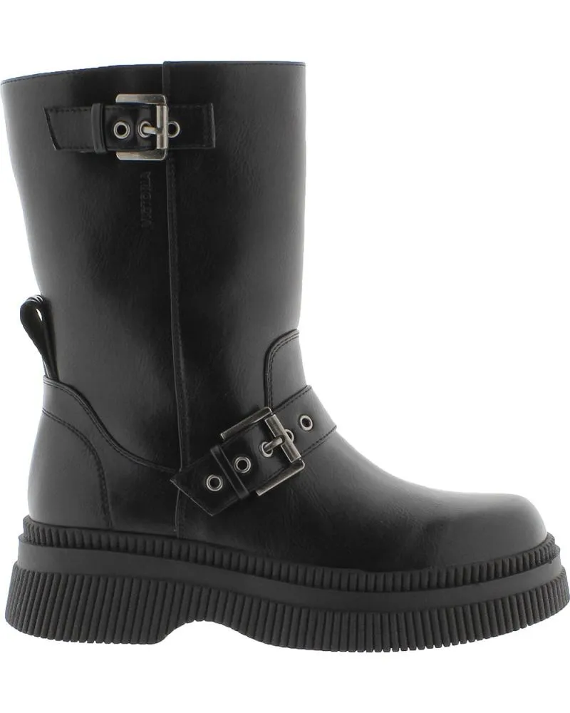 Botas VICTORIA  de Mujer BOTAS 1301106 DUBLIN HEBILLAS EFECTO PIEL  NEGRO