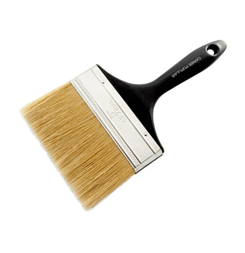 Brocha de 5" mango negro popular caribe