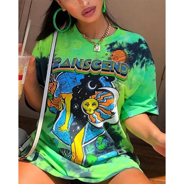 Camiseta mujer estampada