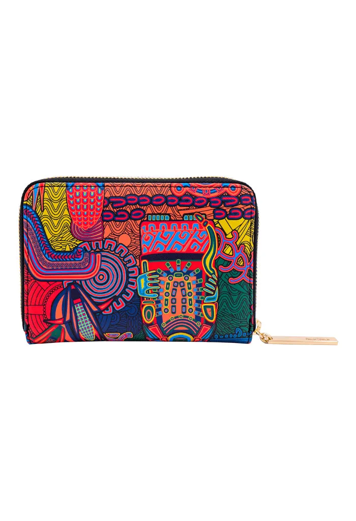 Cartera Mediana Saffiano Diosas Mexicas Original