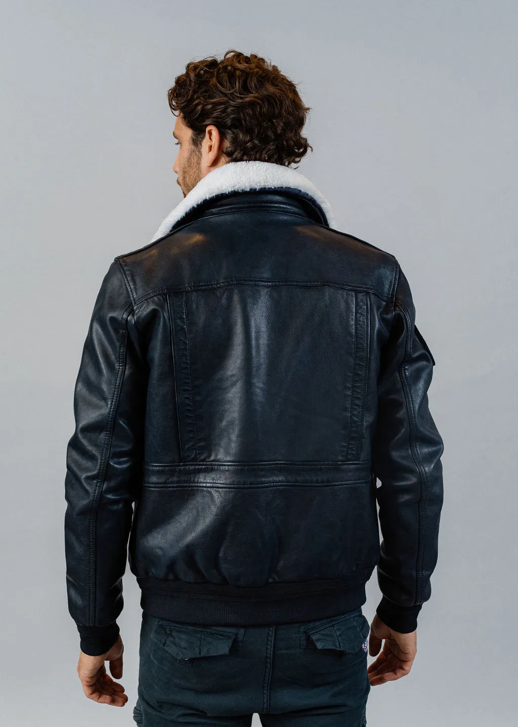 Chaqueta de cuero  DOUGLAS ALPHA