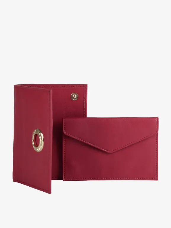 Coconuda Cartera mini de mujer de piel con estuche extraíble