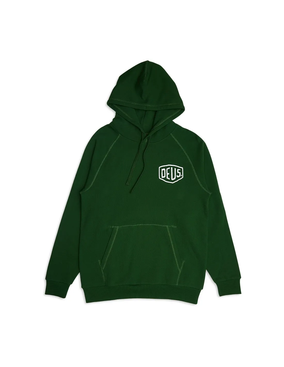 DEUS MILANO ADDRESS HOODIE HILLSIDE GREEN