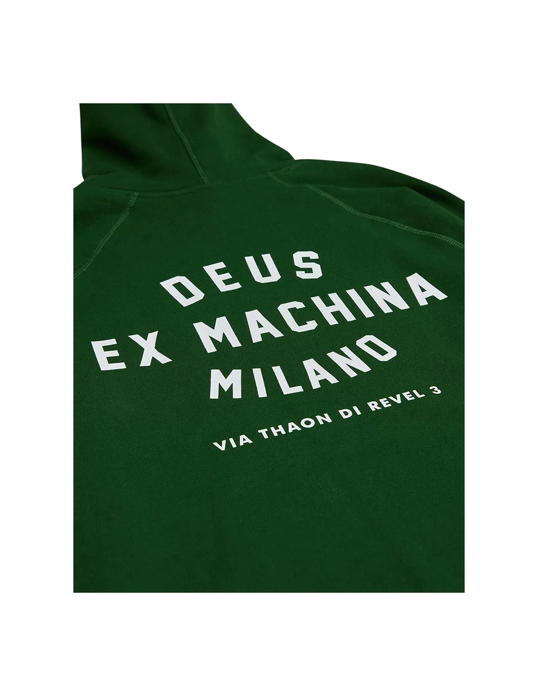 DEUS MILANO ADDRESS HOODIE HILLSIDE GREEN