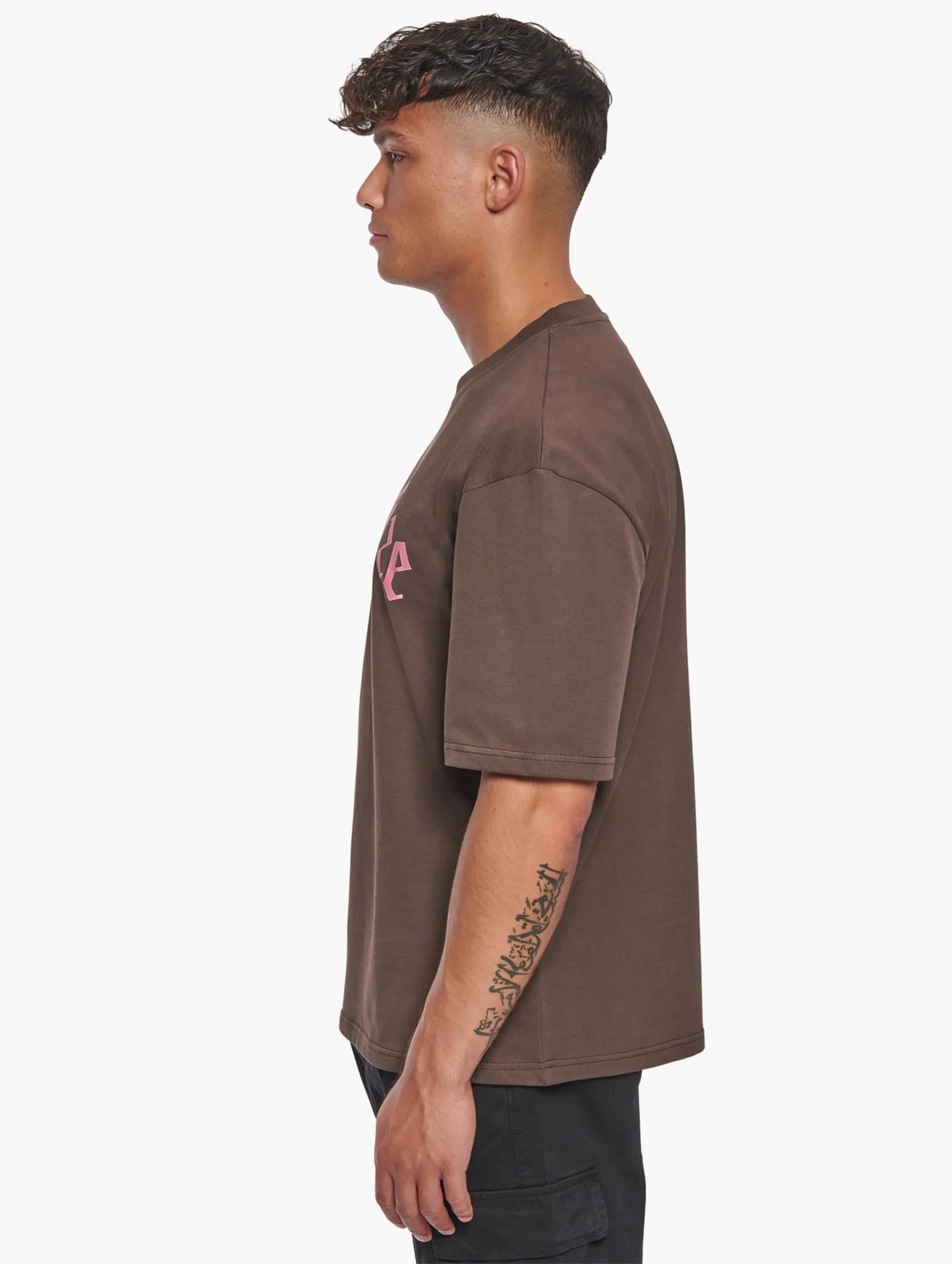Dropsize Heavy Oversize Logo T-Shirt