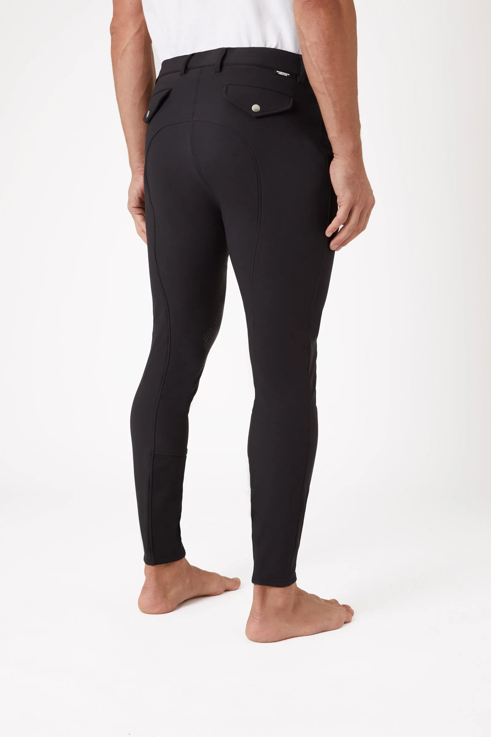 Horze Pantalones de Montar con Refuerzo deSilicona en la Rodilla para Hombre Grand Prix