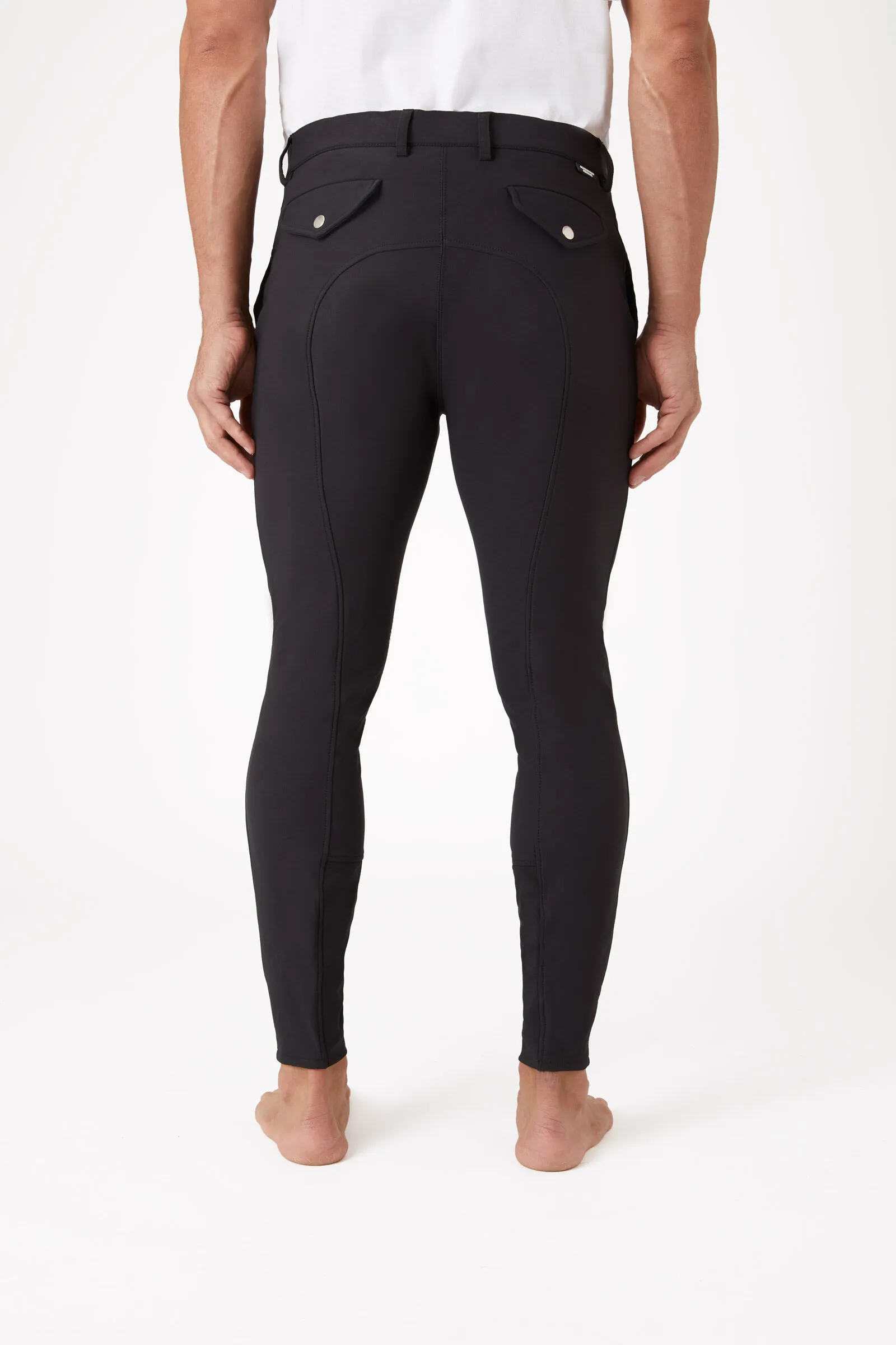 Horze Pantalones de Montar con Refuerzo deSilicona en la Rodilla para Hombre Grand Prix