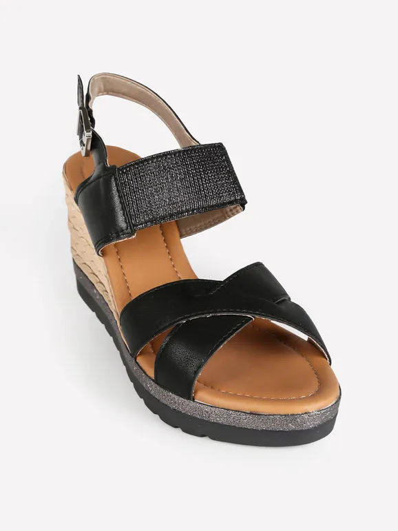 Inblu Sandalias mujer con cuña y plataforma