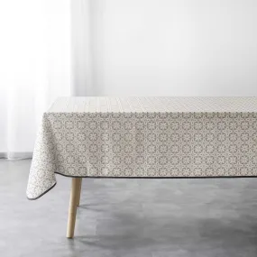 NAPPE RECTANGLE 150 x 240 CM POLYESTER IMPRIME GRIS