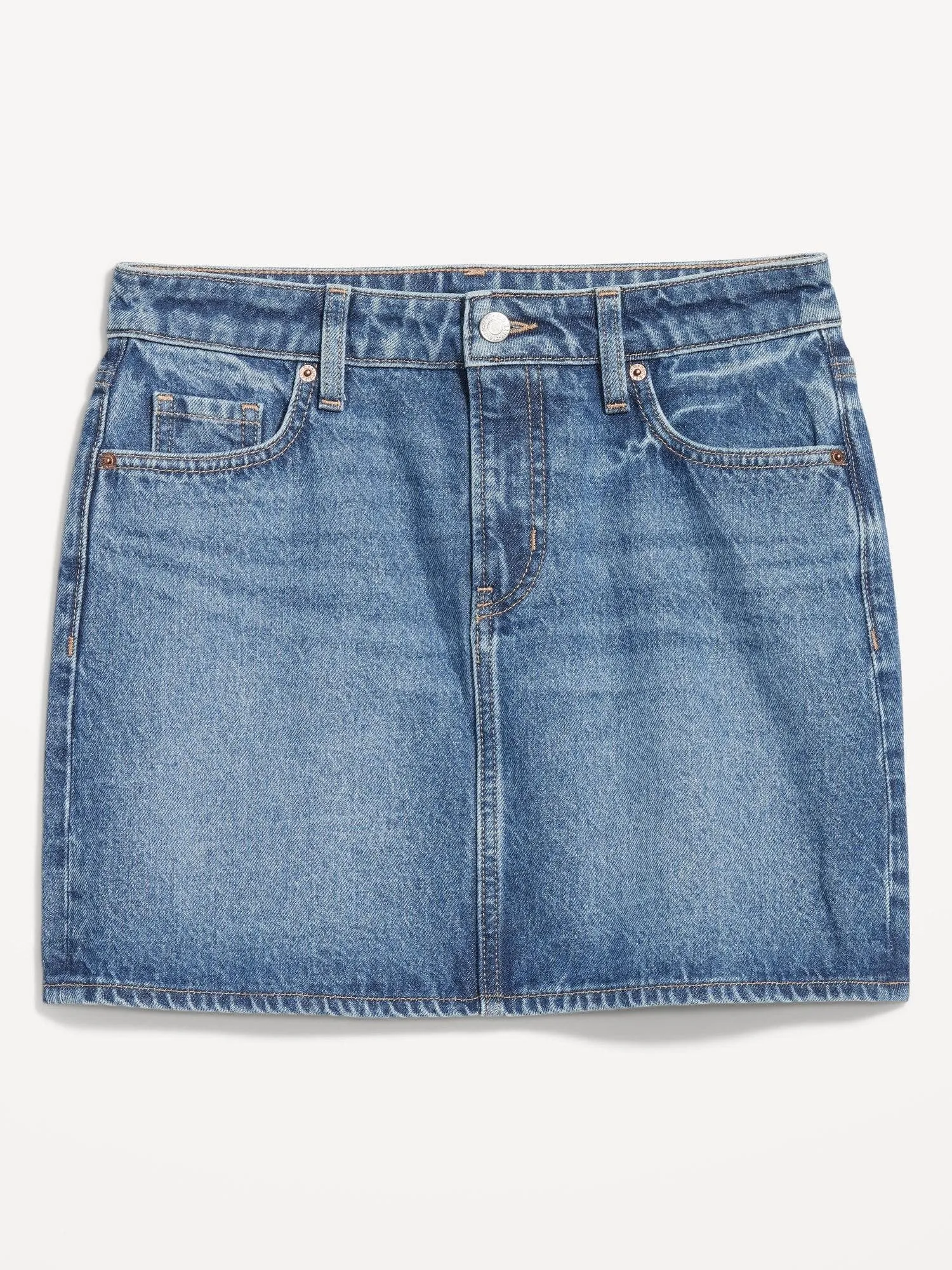 OLD NAVY Falda Tiro Medio OG Old Navy Mujer
