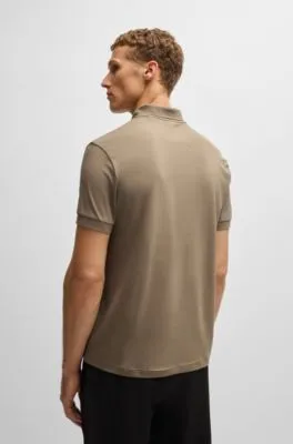 Paddy stretch-cotton polo shirt with logo detail