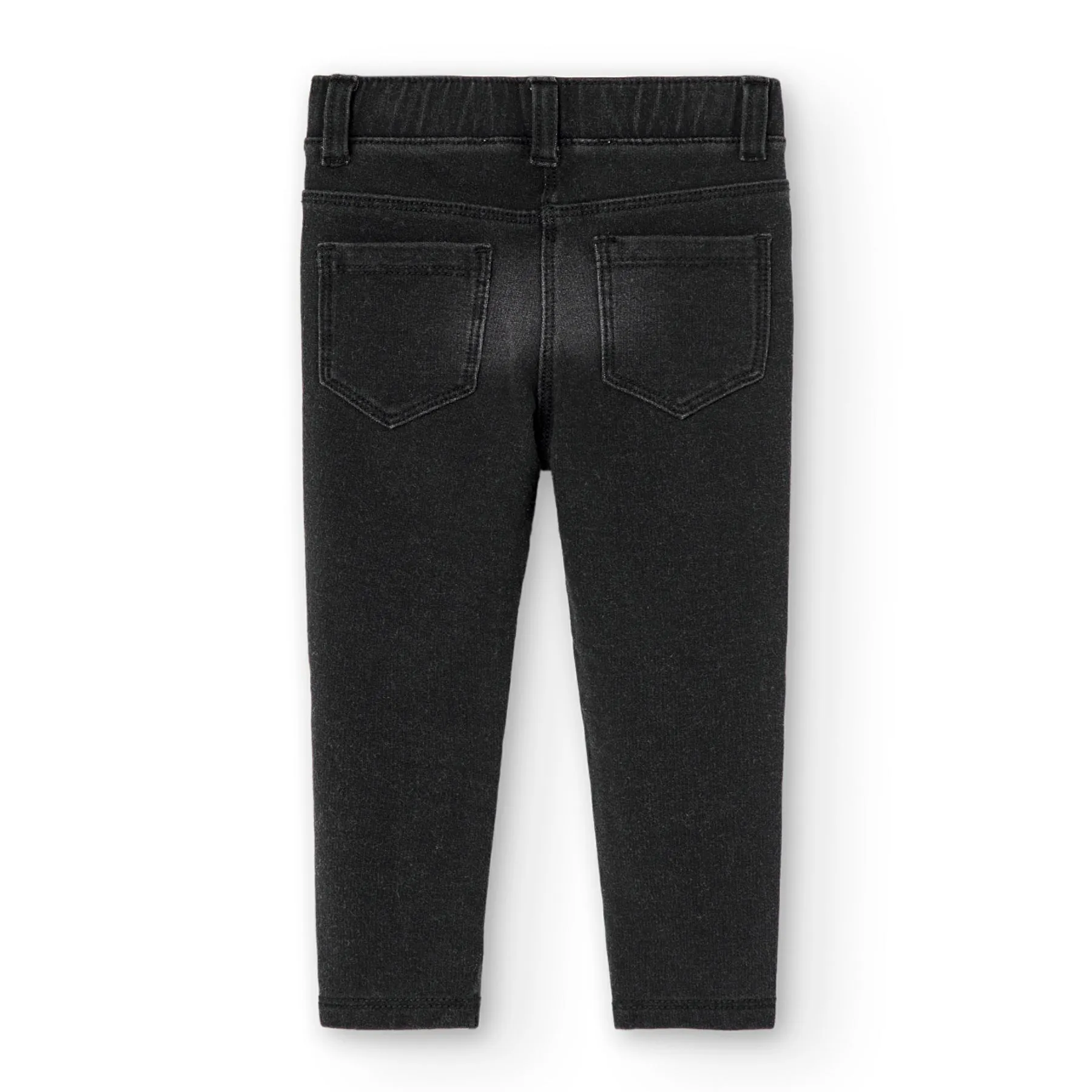 Pantalón Felpa Denim Black Para Niña BOBOLI