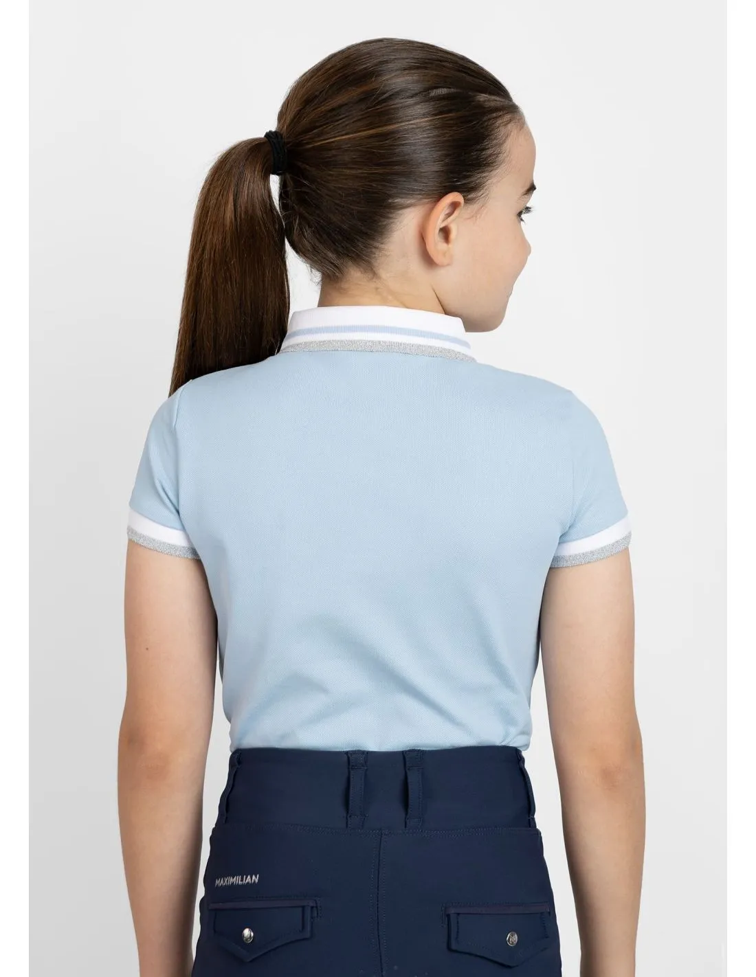 Polo YR Glint Azul cielo Maximiliam