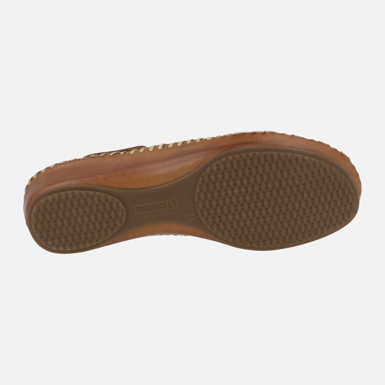 Sandalias de piel estilo cangrejeras con tiras multicolor P.Vallarta 655-0843C