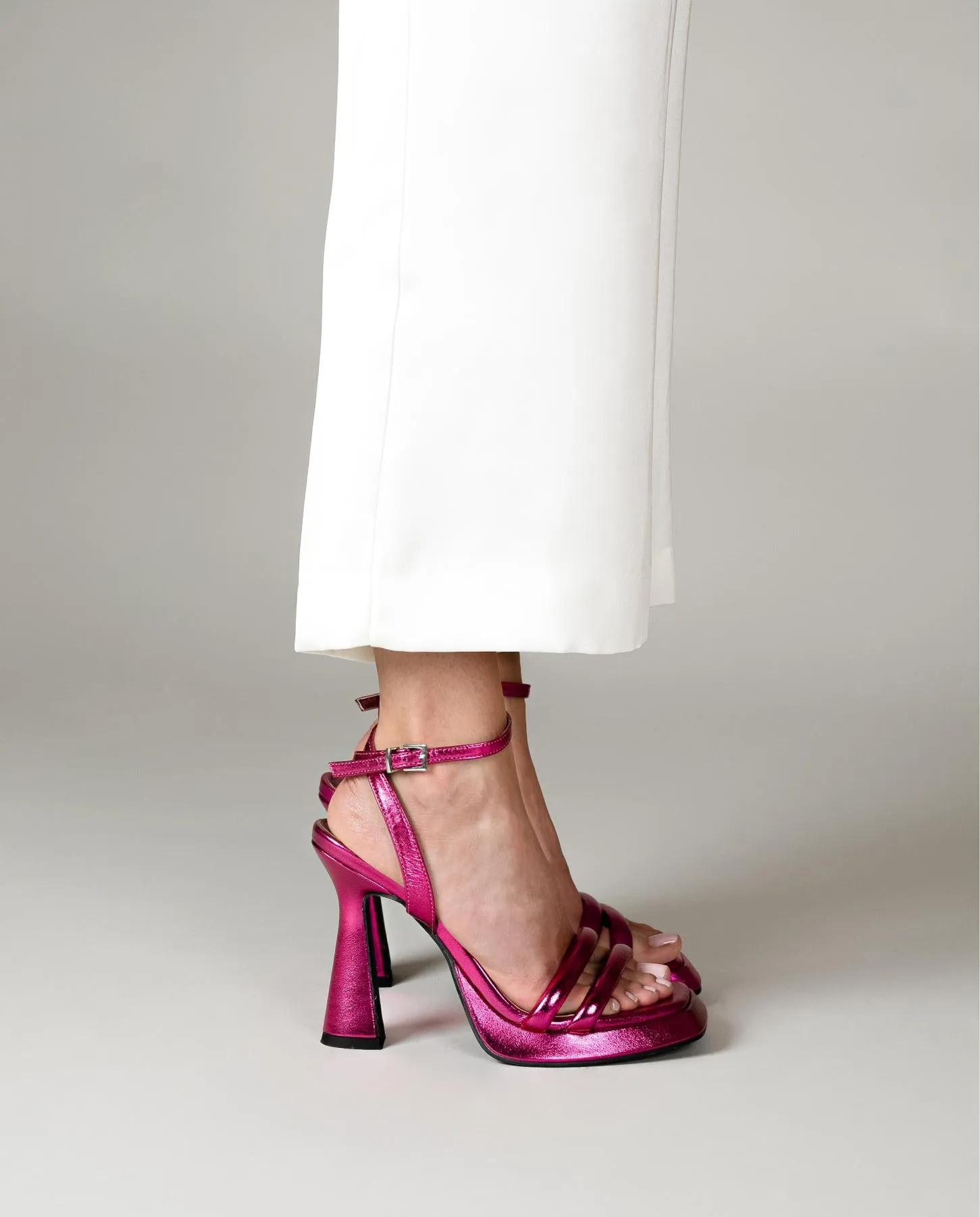 Sandalias De Tacn De Mujer Con Platafor