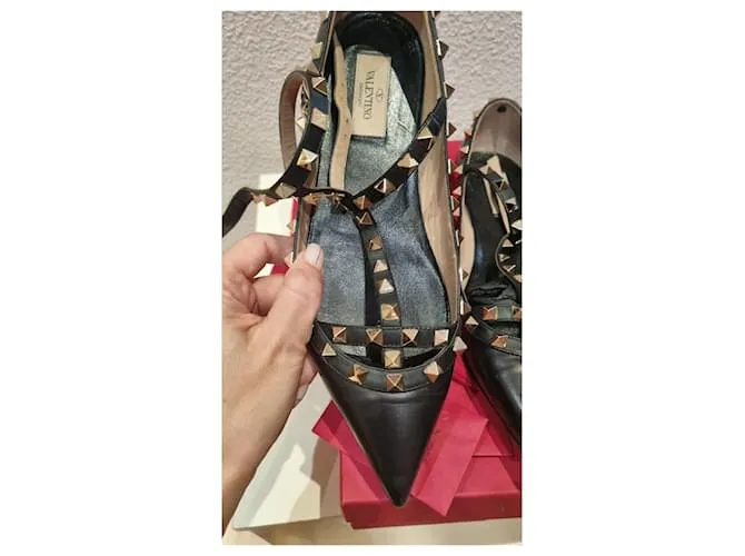 Valentino Sandalias Negro 