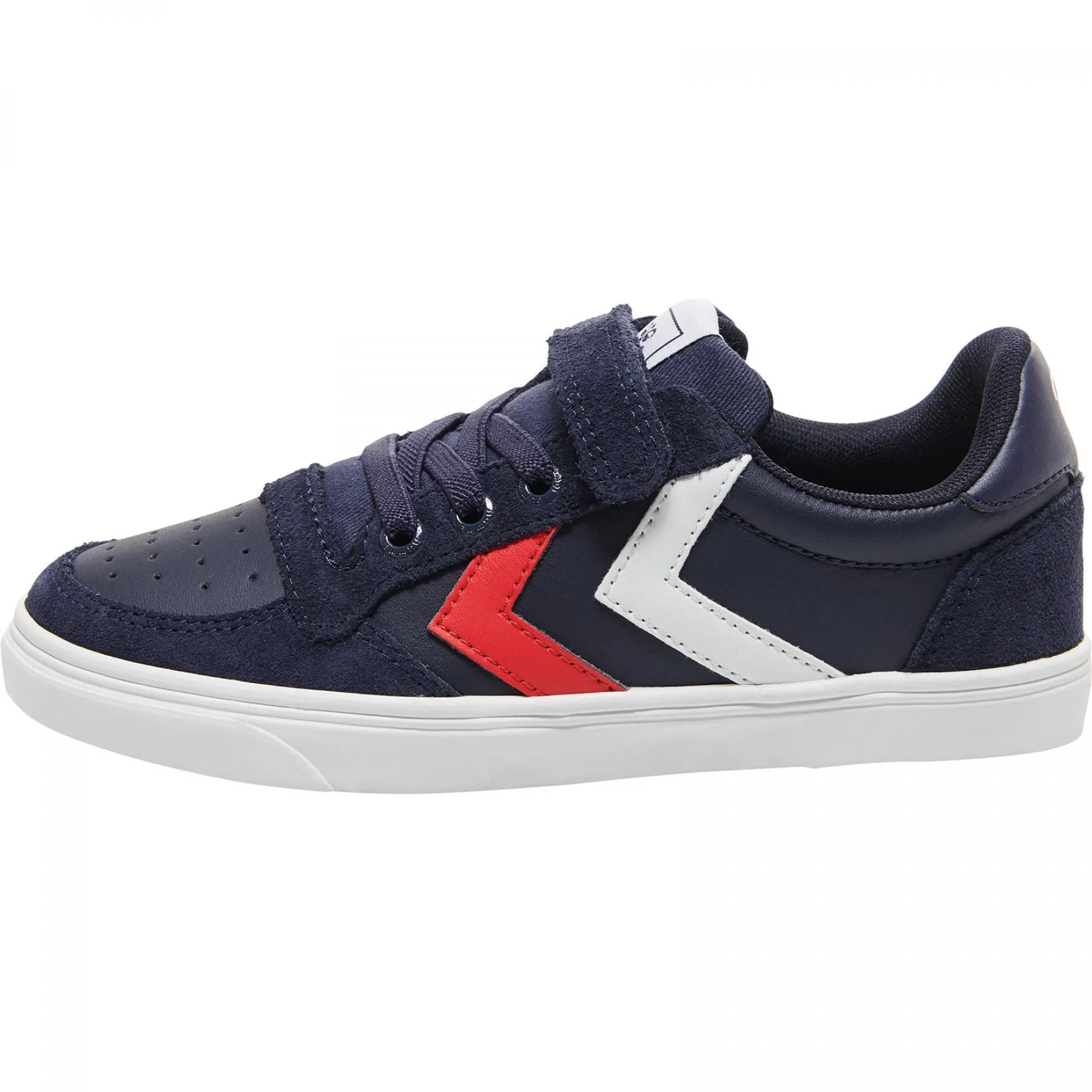 Zapatillas niños Hummel slimmer stadil leather low [Tamaño 28]